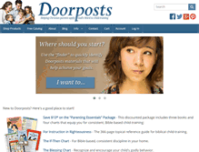 Tablet Screenshot of doorposts.com
